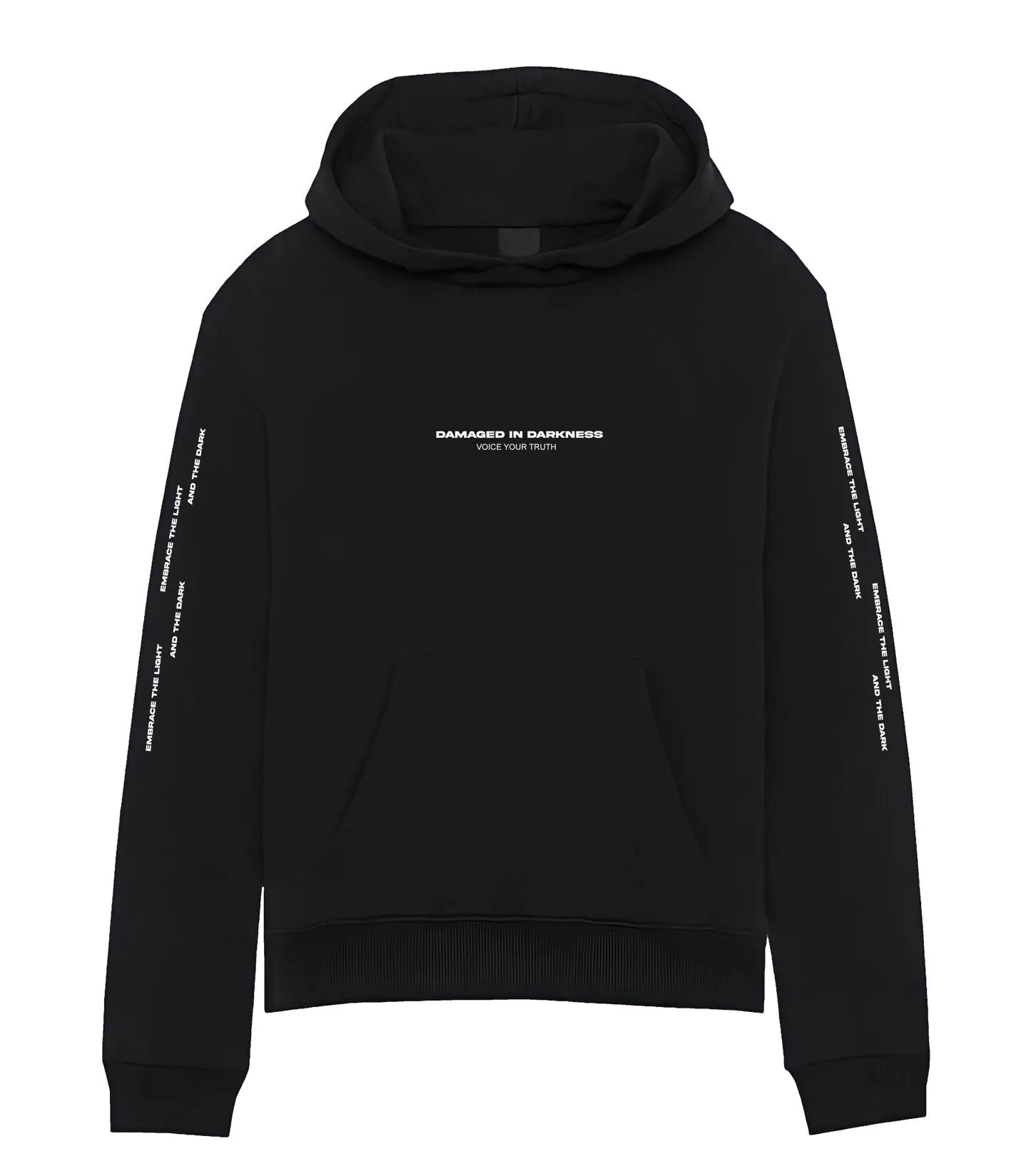 Casual Solid Polyester Hoodie